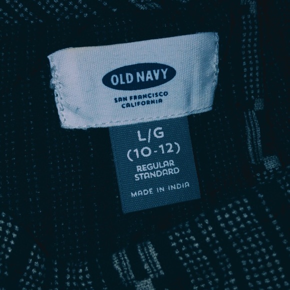 Old Navy Black and White Shirt - Picture 3 of 3